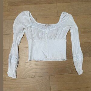 American Eagle Blouse (White) - Size Small